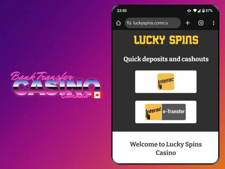 Mobile casino free spins promotion with slot games and bonus code.